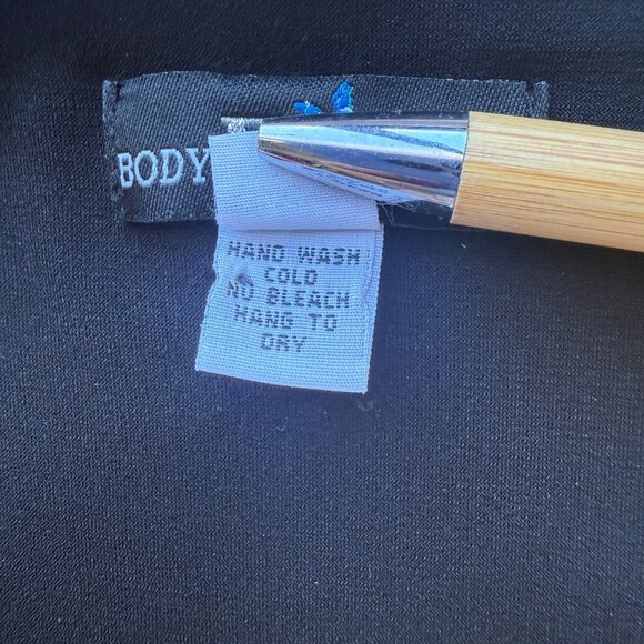 Body Language Paris Sleeveless Abstract Print Ruched Dress Womens Size Large - Picture 4 of 4